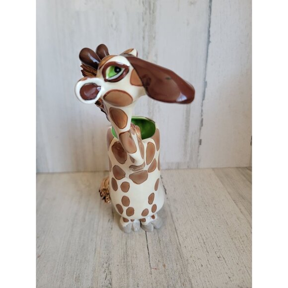Swak unique giraffe vintage cup coffee home decor Lynda Corneille collectible - Picture 6 of 10